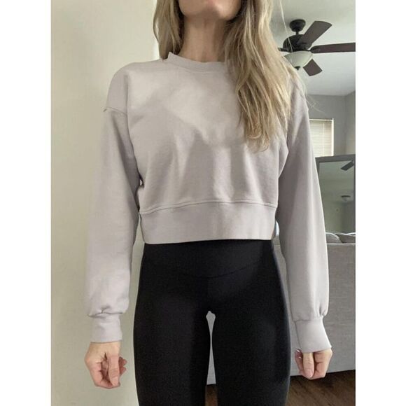 Lululemon Softstreme Perfectly Oversized Cropped Crew - Picture 3 of 15